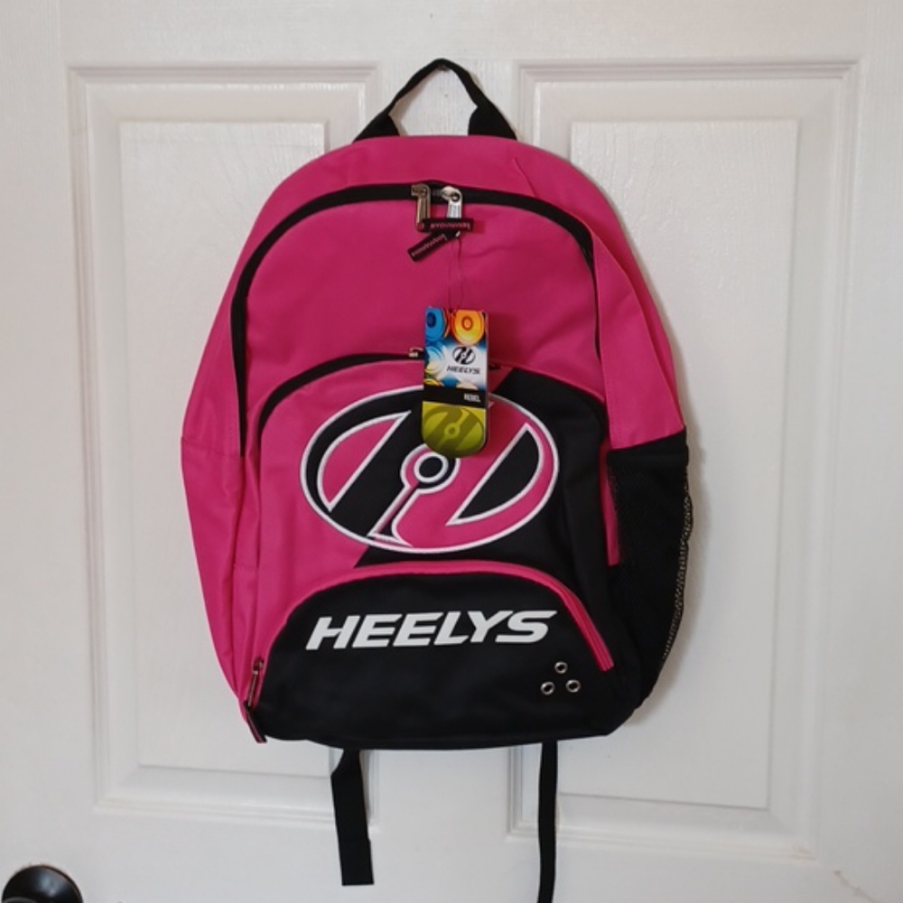 Pink Heelys backpack